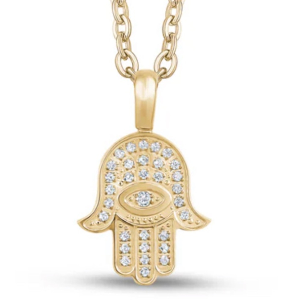 Hamsa Pendant Necklace